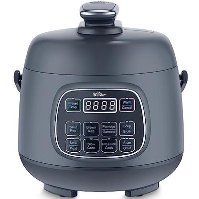 Bear Rice Cooker 3 Cups (Uncooked), Fast Electric Pressure Cooker