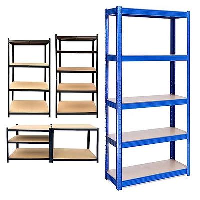 Hyper Tough 4-Tier Shelving Unit, W30 x D14 x H57 Multipurpose Home Storage Plastic Shelf Organizer, White