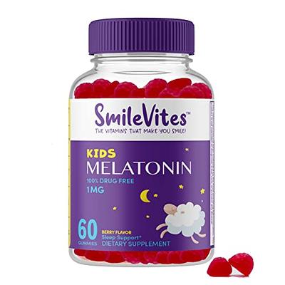 Zarbee's Kids Sleep 1mg Melatonin Chewables, Drug-Free, Natural