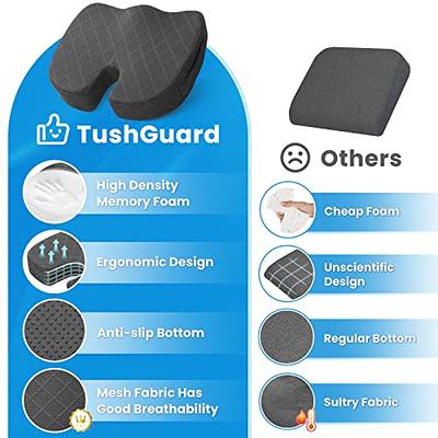  TushGuard Seat Cushion - Memory Foam Cushion for