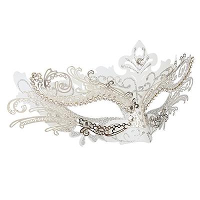 Erythem Masquerade Mask With Stick Venetian Womens Masquerade Masks For  Halloween Carnival Cosplay Costume Party