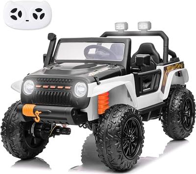 POSTACK 4X4 Ride-On UTV Buggy 24V Ride On Toy Car w/ 2.4G Remote Control  Electric Ride On Off-Road Truck Car with Spring Suspension for Kids  Toddlers, Black - Yahoo Shopping