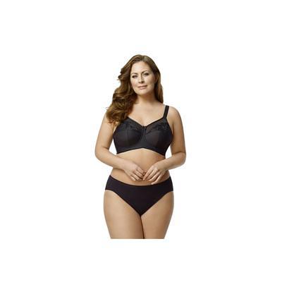 Plus Size Women's Embroidered Soft-Cup Longline Bra by Elila in Black (Size  48 C) - Yahoo Shopping