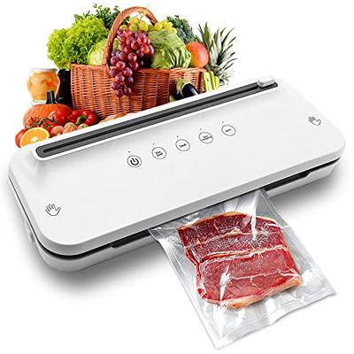  Pskang Vacuum Sealer Machine One-Touch Vacuum Sealer with Bags  Rolls Storage and Cutter Automatic Air Sealing System with Vacuum Seal Bags  : Home & Kitchen