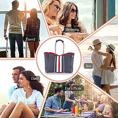  LMYYG Beach bag,Multipurpose Neoprene Bag,Large Tote  Bag,Waterproof Shoulder Beach Bag for Travel Beach Gym Swimming : Clothing,  Shoes & Jewelry