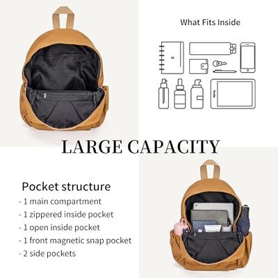 Amazon.com: GGOOB Small Backpack Purse for Women Cute Mini Backpack Purse  Aesthetic Backpack Tiny Corduroy Backpack Mini Bookbag Purse : Clothing,  Shoes & Jewelry