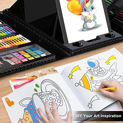 Art Supplies, 241 PCS Drawing Art Kit for Kids Boys Girls, Deluxe Art and  Craft Set with Double Sided Trifold Easel, Markers, Oil Pastels, Crayons