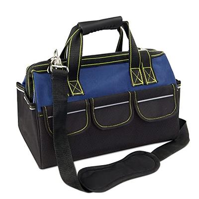 Wessleco Tool Roll,Rolling Tool Bag with 2 Detachable Pouches