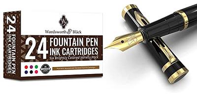Wordsworth & Black 24 Pack Fountain Pen Ink Refills - Set of 24