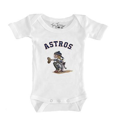 Infant Tiny Turnip Navy Houston Astros Triple Scoop T-Shirt