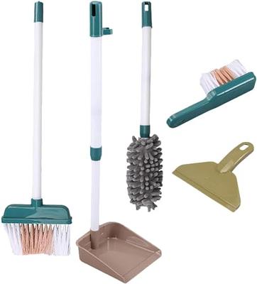 WHOHOLL Kid Cleaning Set, Wooden Toddler Broom Set for