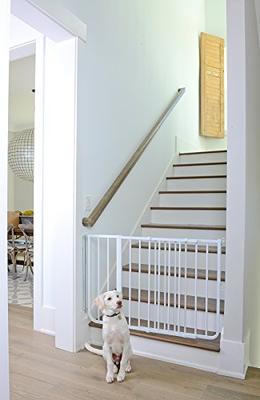  Cardinal Gates SS30 Stairway Special Baby Gate for Stairs -  Adjustable Indoor Dog Gate - Aluminum Safety Gate for Kids & Pets - Can be  Installed at Angles - 27 to