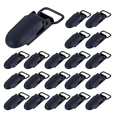 T Tulead Suspender Clips Black Clips Metal Holder Clips Fasteners Toy  Holder Clips Pants Clip Buckle Clamps Pack of 20 - Yahoo Shopping