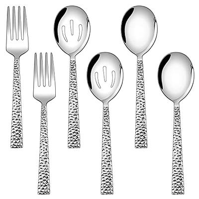 6pcs Matte Black Dinner Spoon Fork Knife Stainless Steel Satin