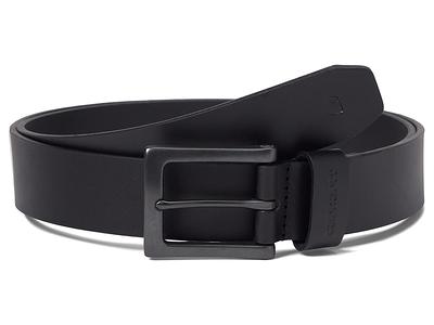 Carhartt Big Tall Burnished Leather Box Buckle Belt (Black/Gunmetal Finish)  Belts - Yahoo Shopping