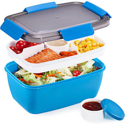 Brenia Large Adult Bento Lunch Box Prep & Savour