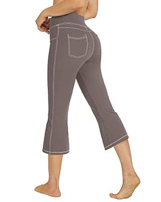  28/30/32/34 Inseam Womens Bootcut Yoga Pants Long Bootleg  High-Waisted Flare Pants