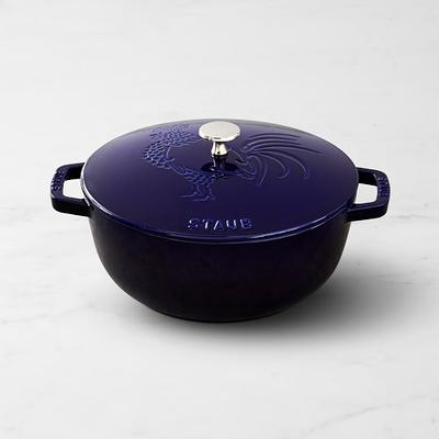 Prisma 7 Qt Enameled Cast Iron Covered Square Dutch Oven - Matte Gray