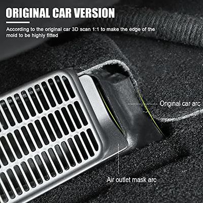 Compatible with Tesla Model 3 2019 2020 2021 2022 2023 Backseat Air Vent  Cover Air Flow Vent Grille Protection 2 Pack - Yahoo Shopping