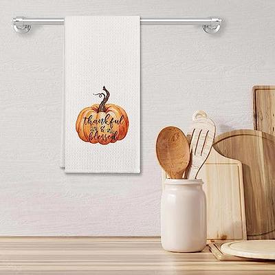 Folkulture Kitchen Towels with Hanging Loop, Set of 3, 100% Cotton Dish  Towels for Drying Dishes, 26 x 20 Absorbent Tea Towels or Fall Hand Towels  or Dishcloth Set (Pumpkin Cart) - Yahoo Shopping