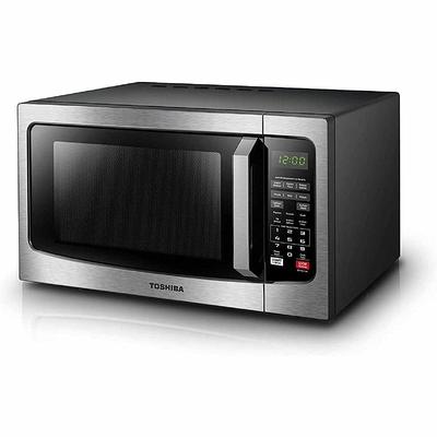 Galanz 0.7 Cu ft Retro Countertop Microwave Oven, 700 Watts, Blue, New