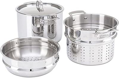 Viking 3-Ply Stainless Steel 12-Quart Stock Pot with Metal Lid