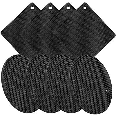 PIQUEBAR Pot Holders Heat Resistant 450℉ Oven Hot Pads Anti-Slip