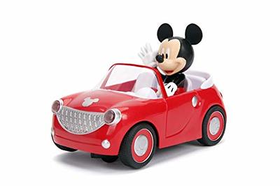 Disney Junior Minnie Mouse Roadster RC Car with Polka Dots, 27 MHz, Pink  with White Polka Dots, Standard (97161)