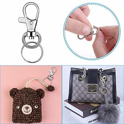 anezus 100Pcs Key Chain Clip Hooks Swivel Lanyard Snap Hook Keychain Hooks  for Lanyard Key Rings Crafting - Yahoo Shopping