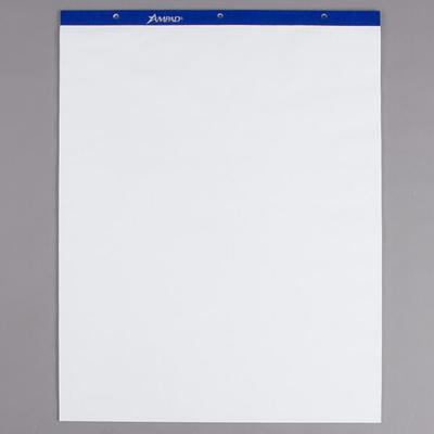 Universal UNV35600 27 in. x 34 in. Unruled Easel Pads/Flip Charts - White  (50 Sheets, 2/Carton)