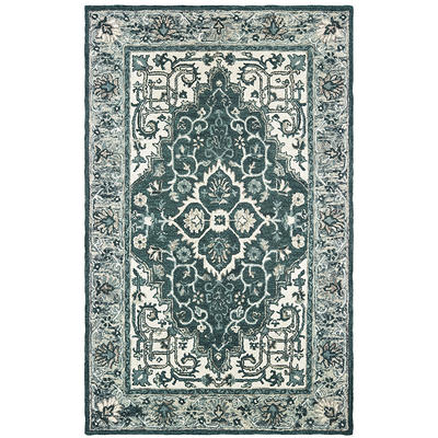 Archer Lane Trinity 2 x 8 Charcoal Indoor Geometric Runner Rug in the Rugs  department at