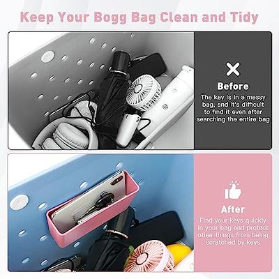 OUTXE 3 Pack Clear Insert Bag for Bogg Bag Accessories, Zipper Insert