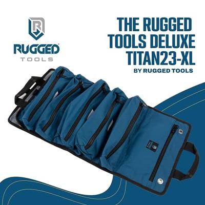 Rugged Tools Titan23-XL Tool Roll - Wrench Roll & Organizer