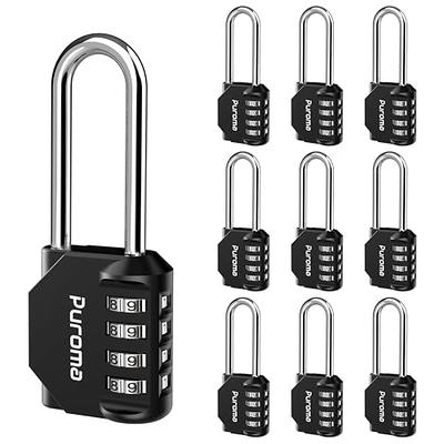Guliffen Solid Brass Padlock with Key with 1-9/16 in. (40 mm) Wide Lock  Body,Keyed Padlock for Sheds, Storage Unit School Gym Locker, Fence,  Toolbox, Hasp Storage 