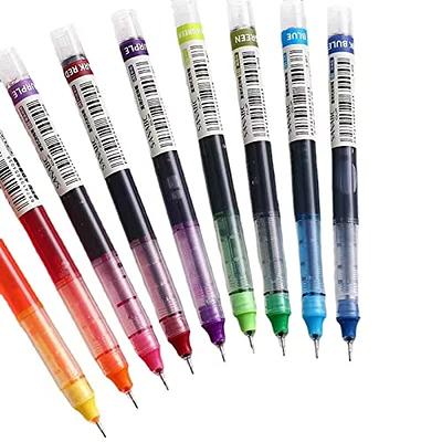  12 Colors Rollerball Pens Color Pens Quick Drying Ink 0.5 mm  Fine Point Liquid Ink Gel Ink Pens for Writing Journaling Pens Drawing  Taking Notes : Office Products