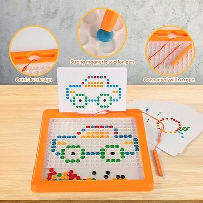 Magnetic Drawing Board Doodle Sketch Pad for 1-3 Year Old Toddler  Girls/Boys Birthday Toy Orange