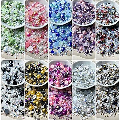 50g Mix Flatback Resin Rhinestones Half Round Pearls Mixed Size 3mm-10mm AB  Color Half Pearls Resin Rhinestones for DIY Craft Nail Art Shoes Clothes  Tumblers Scrapbooking (Gold Series) - Yahoo Shopping