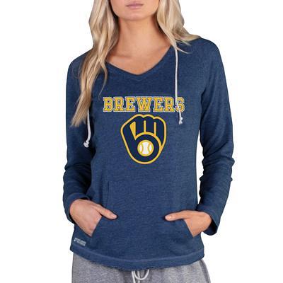 Women's Concepts Sport Navy St. Louis Cardinals Mainstream Terry Long  Sleeve Hoodie Top 