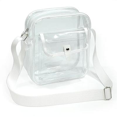 SPODEARS Clear Bag Stadium Approved Crossbody Purse, Small Clear Tote Bag  for Concert Festival Work Sports Events