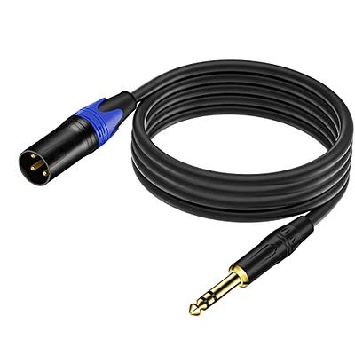 6.35 Mm 1/4 Inch Trs To Xlr Male Balanced Signal Interconnect Cable Mic  Cable 