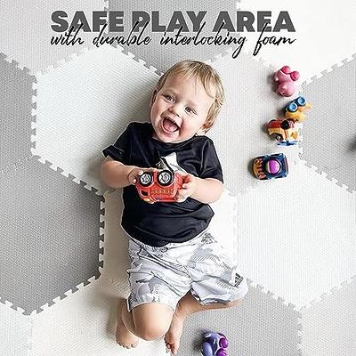 Meiqicool EVA Foam Puzzle Play Mat for Baby - Non Toxic Interlocking Soft  Floor Tiles - Kids Toddler Infant Children Room and Yard Exercise Gym Decor