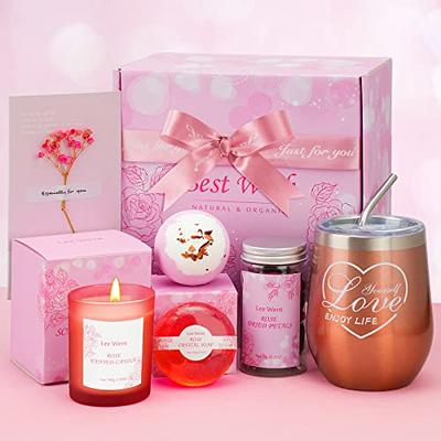 Mother's Day Gifts for Mom,Birthday Gifts for Women Girl,Valentines Gifts for Women, Relaxing Spa Gift Box for Her Mom Sister Wife, Unique Girls Gift