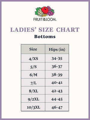 Fruit of The Loom Women's Seamless 6 Panties Hipster - Assorted