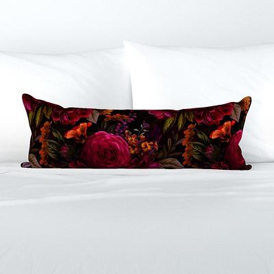 Extra Long Lumbar Pillow Cover XL Velvet Lumbar Throw Pillow Cover