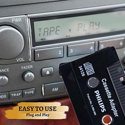 PHILIPS Universal Cassette Tape Adapter - Car Stereo Music Player