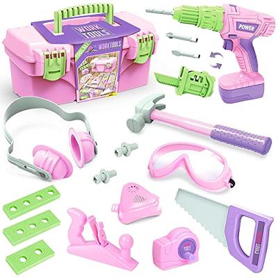 Kids Tool Set, Toddler Tool Set with Electric Toy Drill Tool Box Pretend  Play Construction Toy Tools for Girls, Preschool Pink Tools Toy Gifts for  Girls Toddlers Kids Aged 3+ - Yahoo Shopping