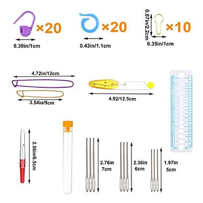 3mm Crochet Hook, Wooden Handle Crochet, Ergonomic Crochet with 10 PCS  Stitch Markers for Arthritic Hand, and Beginners and Lovers DIY