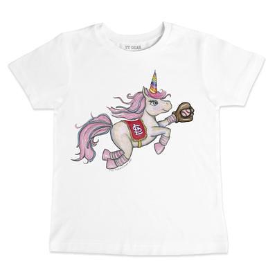 Toddler Tiny Turnip White St. Louis Cardinals Fastball T-Shirt