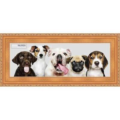 4x7 Traditional Gold Complete Wood Picture Frame with UV Acrylic, Foam  Board Backing, & Hardware