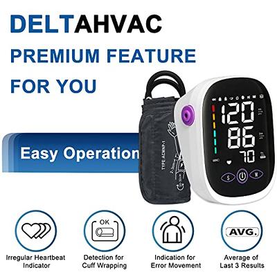 Blood Pressure Monitor Automatic Wrist Blood Pressure Monitors for Home Use  BP Machine Cuff Digital Large LCD Display 2X99 Readings with Carrying Case  - Yahoo Shopping